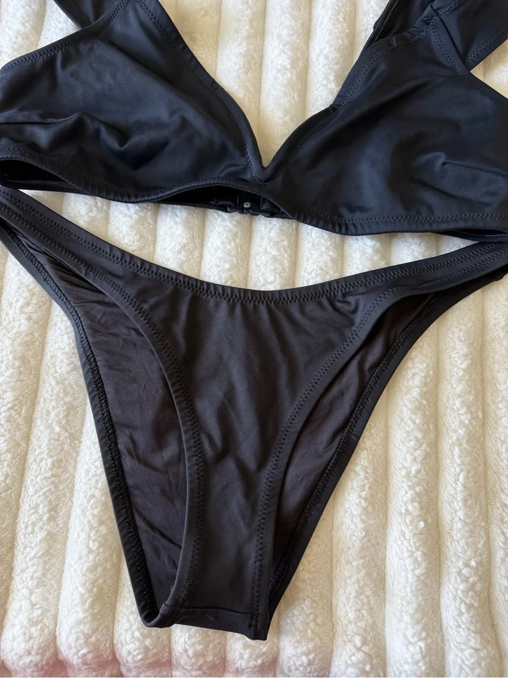 NWOT SKIMS Black Two-Piece Bikini Set